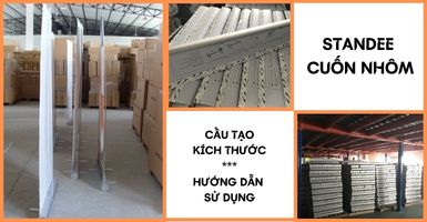 【STANDEE CUỐN NHÔM】CẤU TẠO, KÍCH THƯỚC VÀ HƯỚNG DẪN SỬ DỤNG