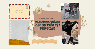 Standee quảng cáo sự kiện giá rẻ tại Vũng Tàu