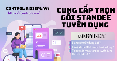 Cung cấp Standee tuyển dụng trọn gói cho mọi doanh nghiệp