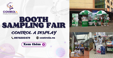 Booth sampling nhựa hội chợ giá rẻ tại thành phố Hồ Chí Minh