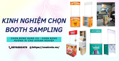 Kinh nghiệm chọn Booth Sampling quảng cáo cao cấp tại Quận 2