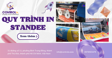 Quy trình in ấn Standee quảng cáo được thực hiện như thế nào