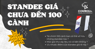 Standee sự kiện giá chưa tới 100 cành tại thành phố Thủ Đức