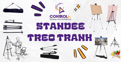 Standee treo tranh trưng bày giá rẻ tại thành phố Thủ Đức