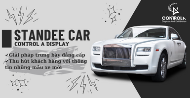 Standee quảng cáo ô tô - nâng tầm đẳng cấp sự kiện của bạn