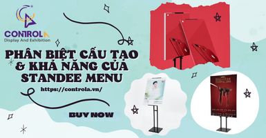 Phân biệt cấu tạo và khả năng của Standee menu điều chỉnh