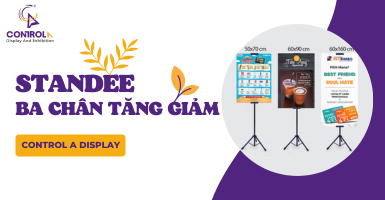 Đặc điểm nhận diện standee ba chân tăng giảm là gì ?