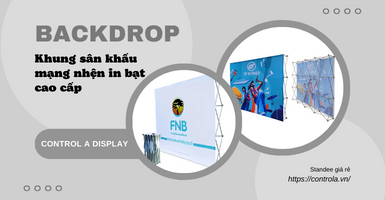 Backdrop in bạt là gì? Backdrop lắp ráp di động dạng phẳng