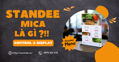 Standee mica là gì? Standee mica giá rẻ tại TP. Hồ Chí Minh