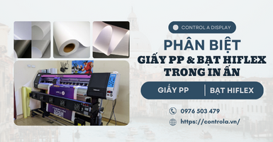 Cách phân biệt giấy PP và bạt Hiflex trong in ấn quảng cáo