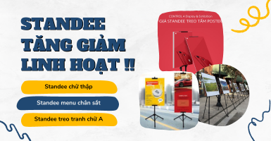 Standee tăng giảm là gì? Top standee tăng giảm linh hoạt nhất