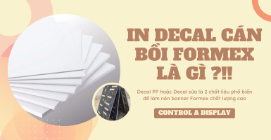 In decal cán bồi Formex là gì? Ứng dụng Formex trong in ấn?