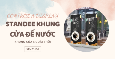 Standee khung cửa đế nước là gì? Cách ứng dụng chúng ra sao?