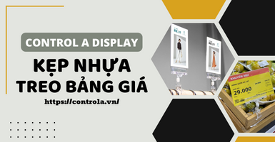 Kẹp treo bảng giá trong siêu thị giá rẻ tại CONTROL A