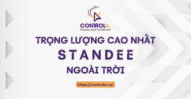 Standee nào nặng nhất để có thể trưng bày ngoài trời?
