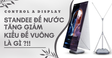 Standee đế nước tăng giảm kiểu vuông là gì? Ưu điểm ra sao?