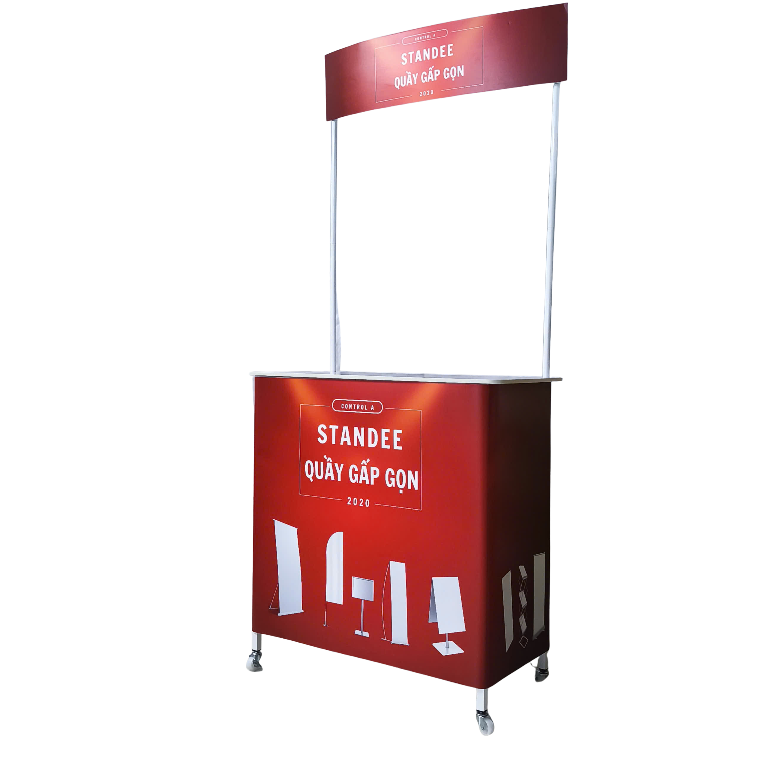 BOOTH SAMPLING BẰNG SẮT GẤP GỌN LÀM 4